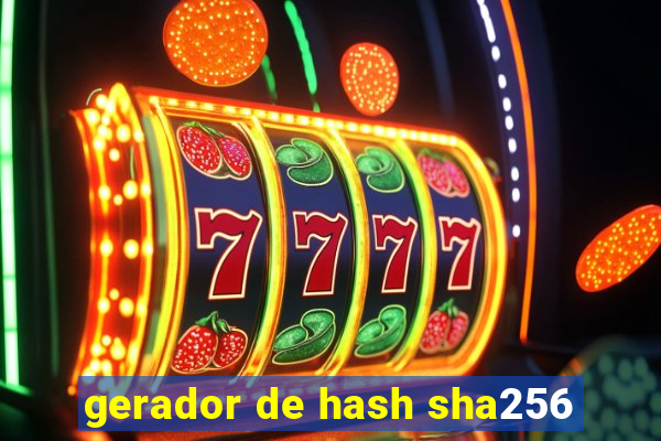 gerador de hash sha256